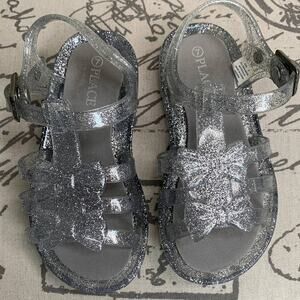 5/$25 Children's Place Jelly Clear Sparkle Sandals